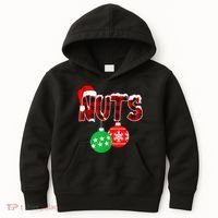 Chest Nuts Funny Matching Chestnuts Christmas Couples Nuts Kids Hoodie thumb 0