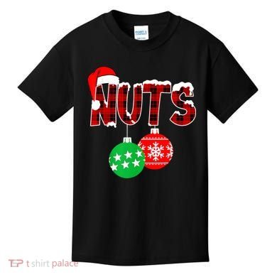 Chest Nuts Funny Matching Chestnuts Christmas Couples Nuts Kids T-Shirt