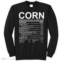 Corn Nutrition Facts Label Sweatshirt thumb 0