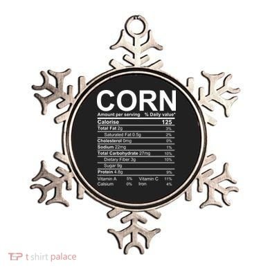 Corn Nutrition Facts Label Ornament
