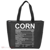 Corn Nutrition Facts Label Tote Bag thumb 0