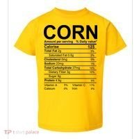 Corn Nutrition Facts Label Toddler T-Shirt thumb 0