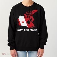 Canada Not For Sale Canada And Usa Canada Map Women's Sweatshirt thumb 0