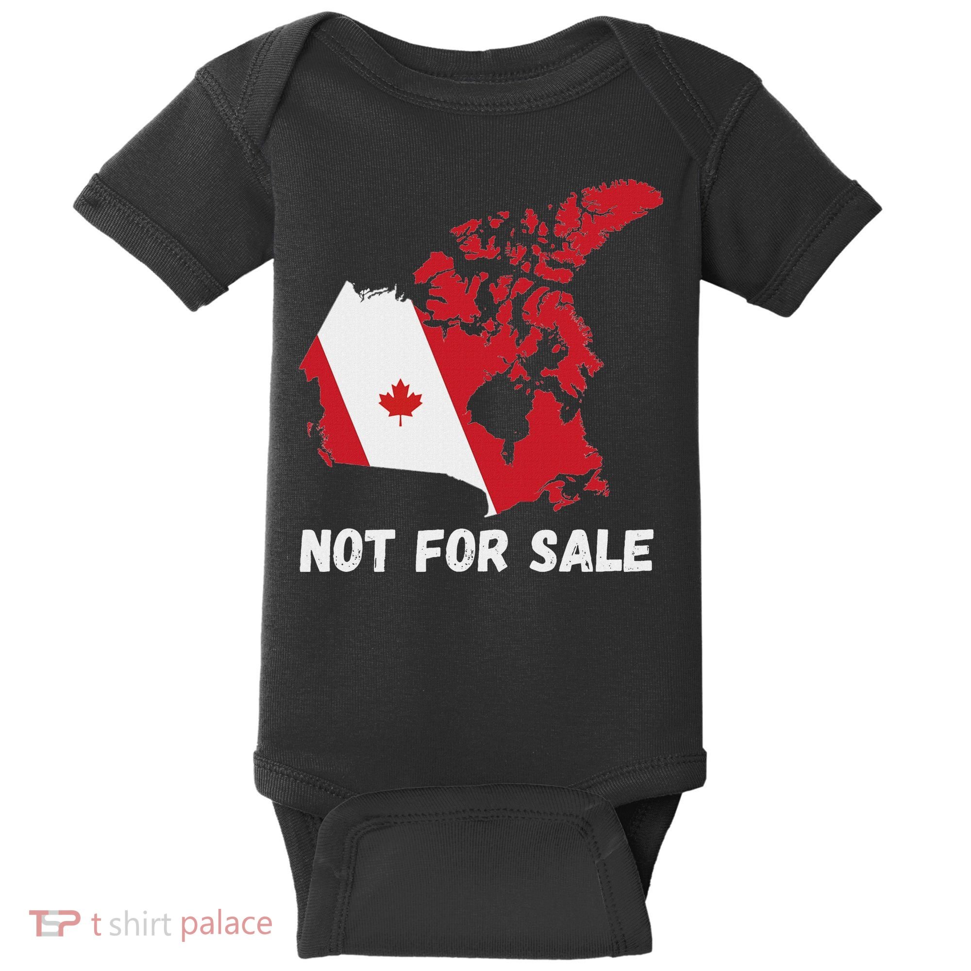 Canada Not For Sale Canada And Usa Canada Map Baby Bodysuit