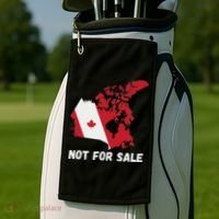 Canada Not For Sale Canada And Usa Canada Map Golf Towel thumb 2