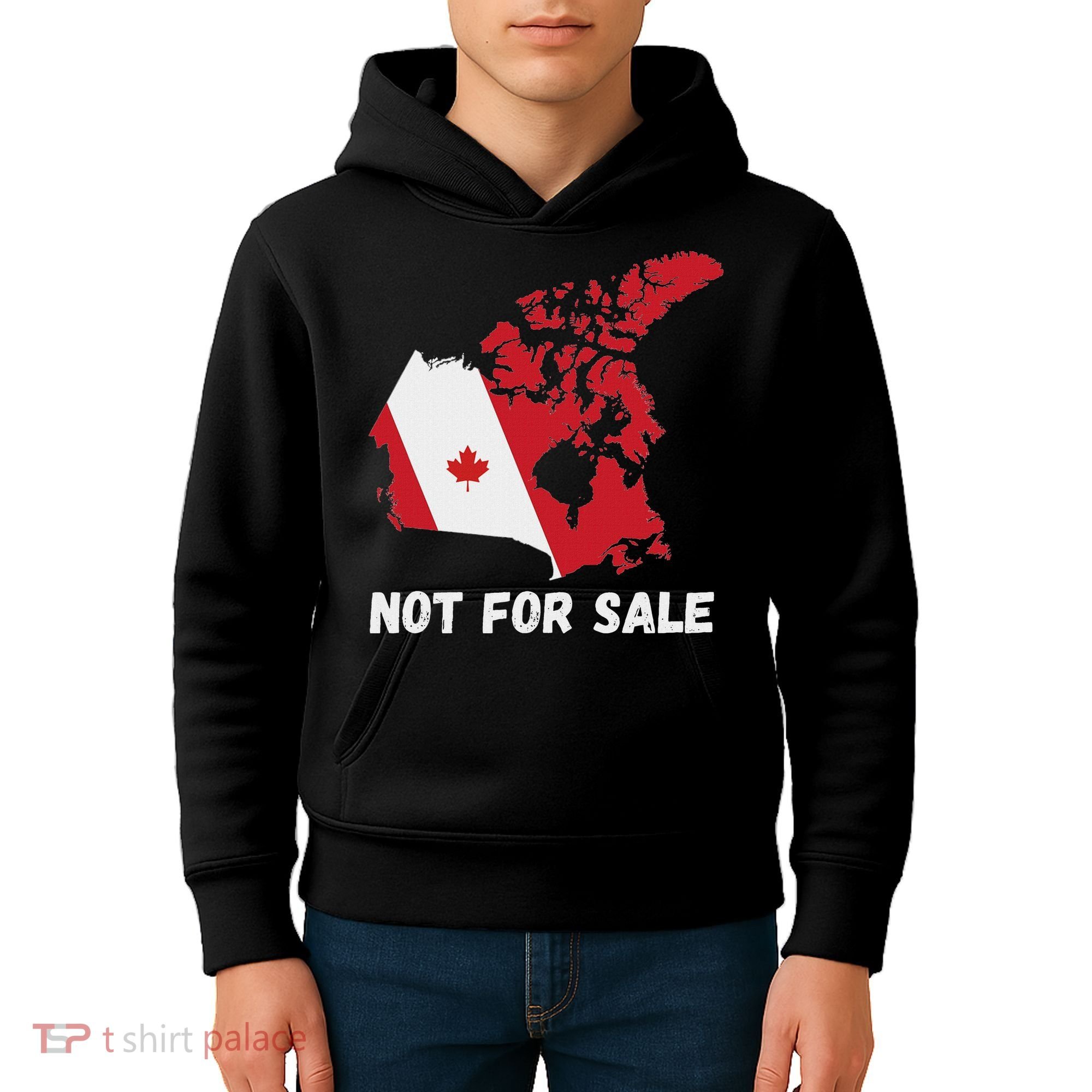 Canada Not For Sale Canada And Usa Canada Map Kids Hoodie