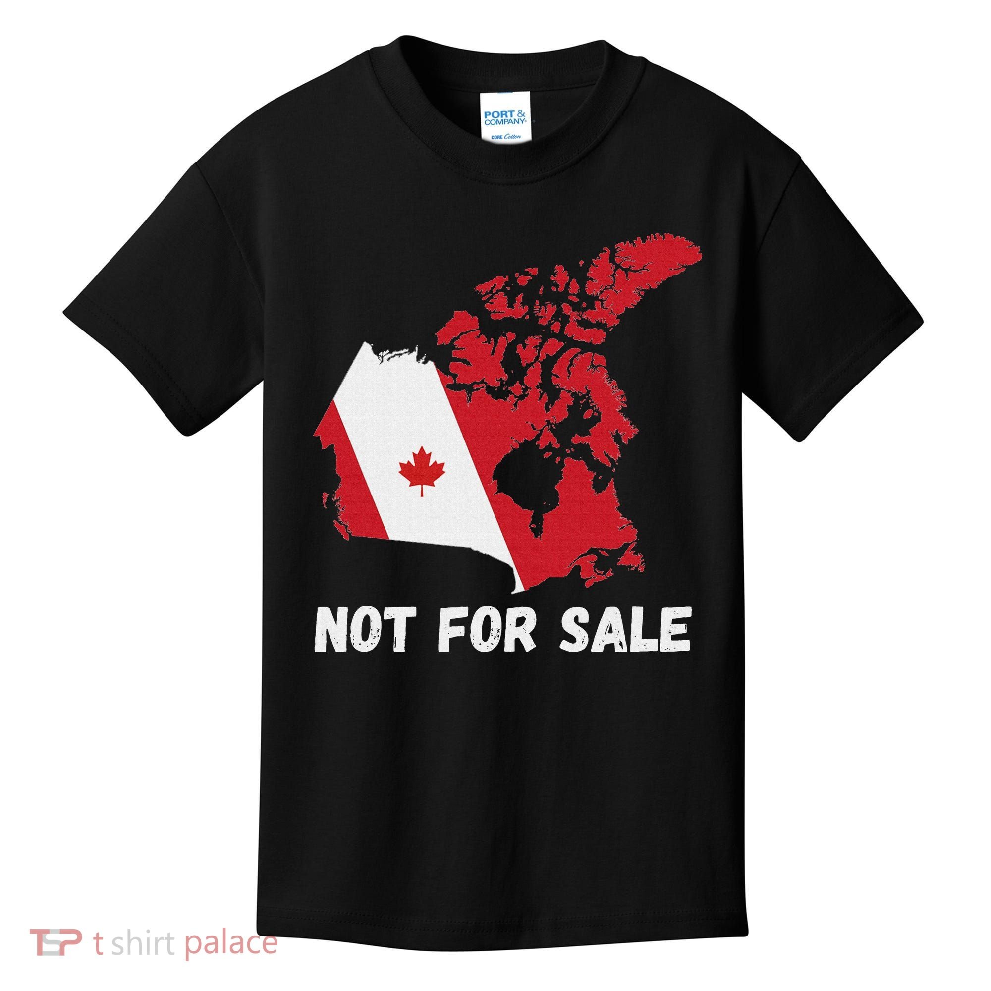 Canada Not For Sale Canada And Usa Canada Map Kids T-Shirt