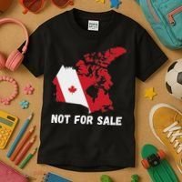 Canada Not For Sale Canada And Usa Canada Map Kids T-Shirt thumb 3