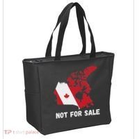 Canada Not For Sale Canada And Usa Canada Map Tote Bag thumb 2
