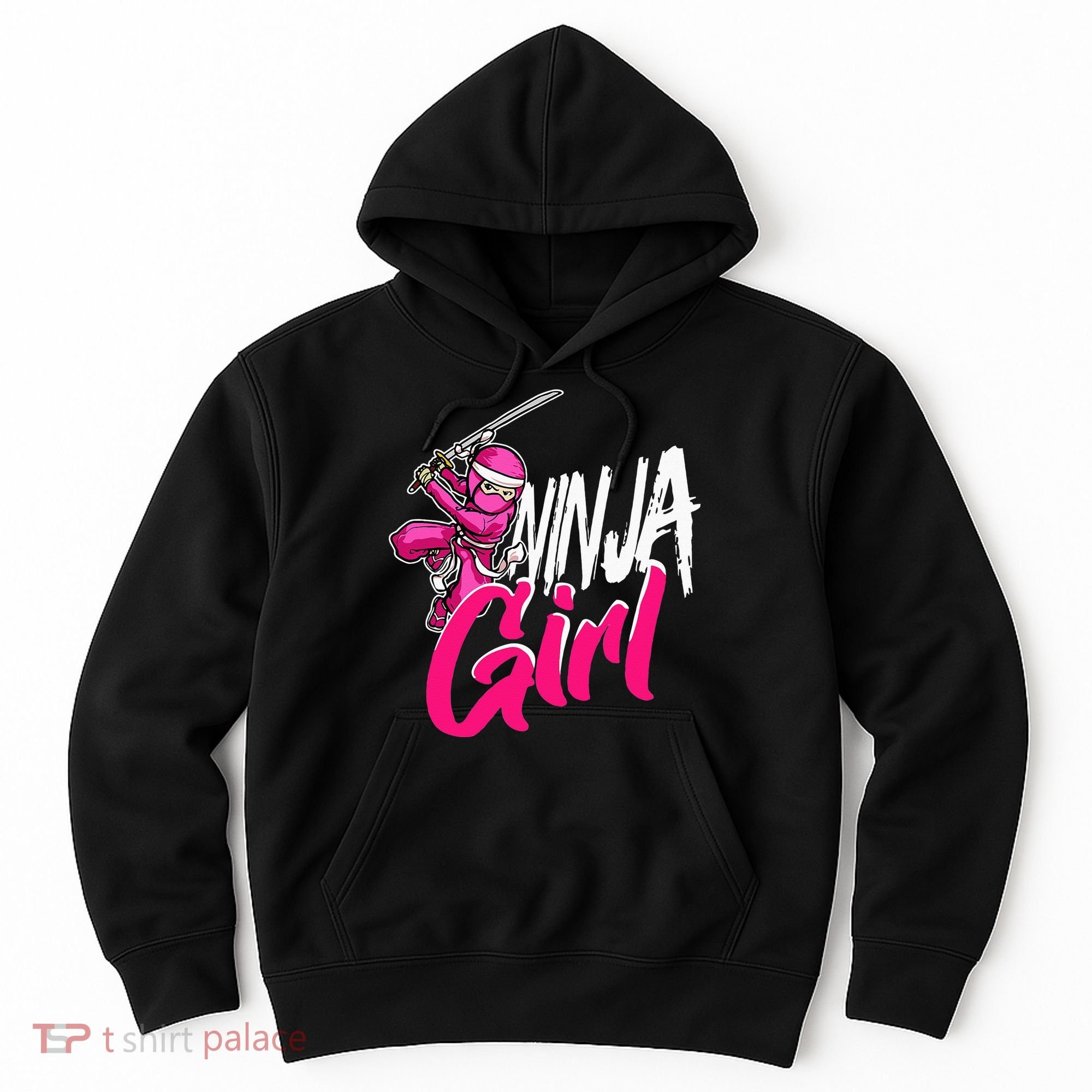 Cute Ninja Fighter Costume Pink Ninja Hoodie