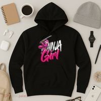 Cute Ninja Fighter Costume Pink Ninja Hoodie thumb 3