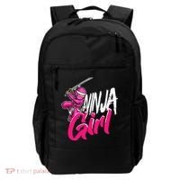 Cute Ninja Fighter Costume Pink Ninja Backpack thumb 0