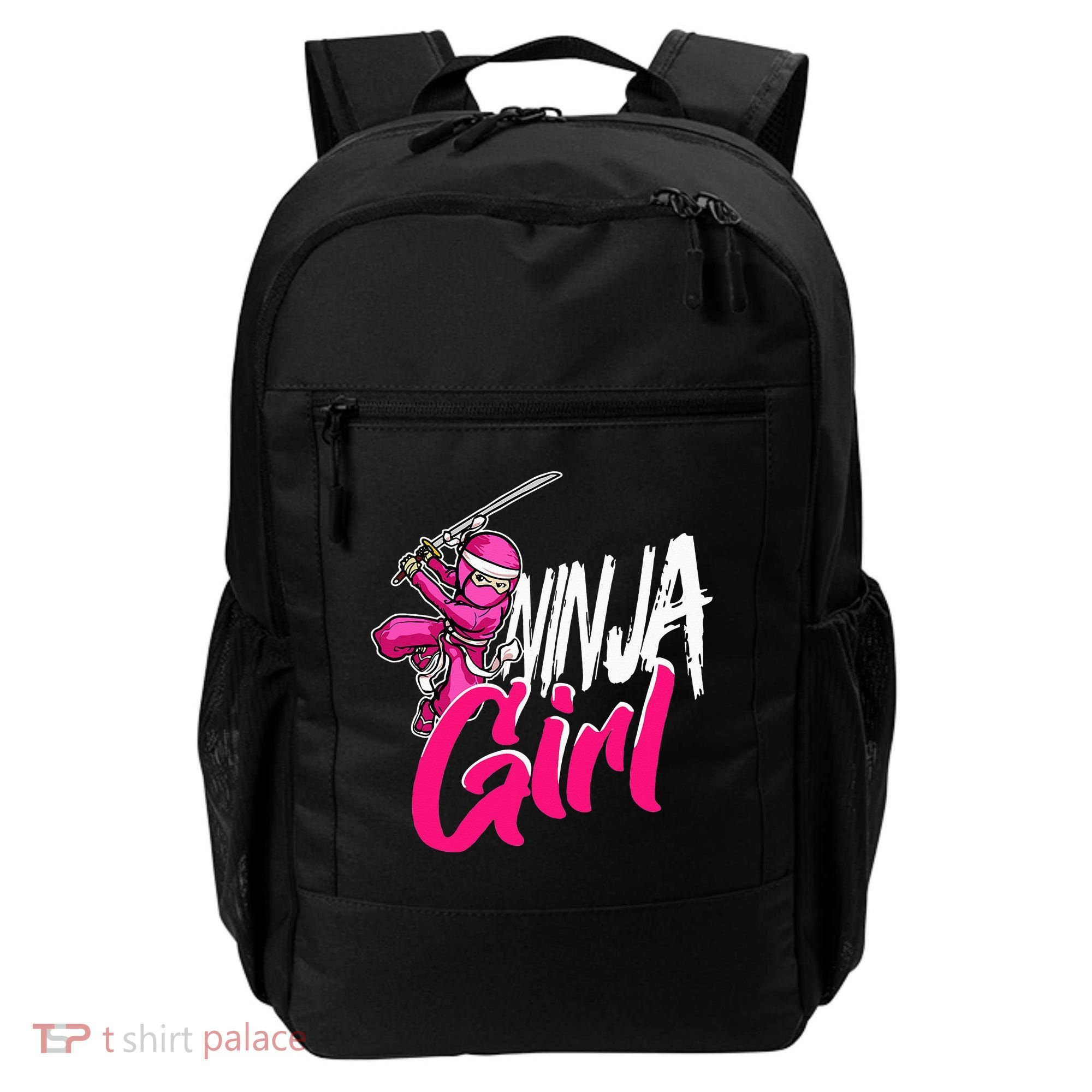 Cute Ninja Fighter Costume Pink Ninja Backpack