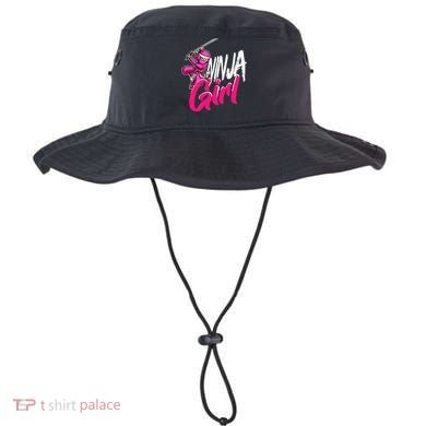 Cute Ninja Fighter Costume Pink Ninja Bucket Hat
