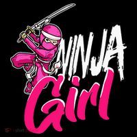Cute Ninja Fighter Costume Pink Ninja Women's T-Shirt thumb 6