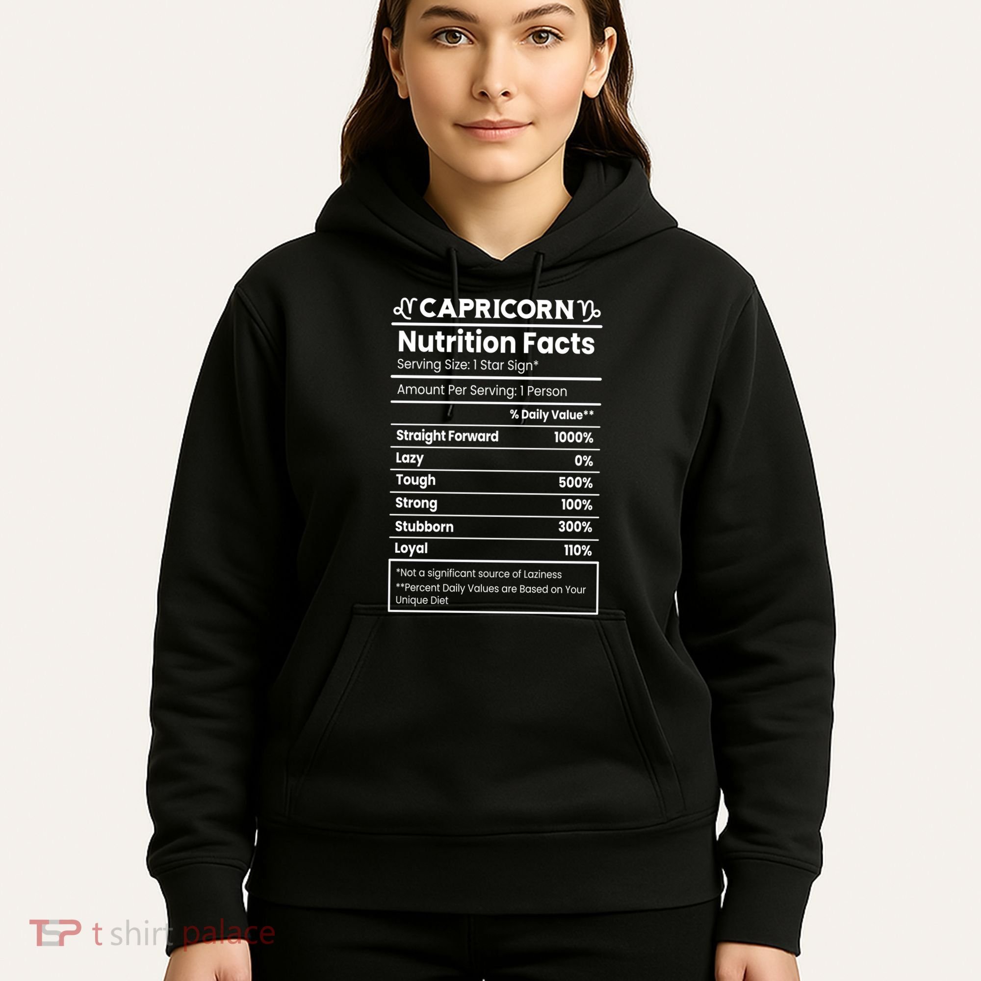 Capricorn Nutrition Facts Hoodie