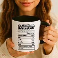 Capricorn Nutrition Facts Coffee Mug thumb 3