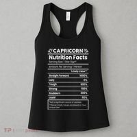 Capricorn Nutrition Facts Women's Tank Top thumb 3