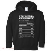 Capricorn Nutrition Facts Toddler Hoodie thumb 0