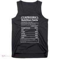 Capricorn Nutrition Facts Tank Top thumb 0