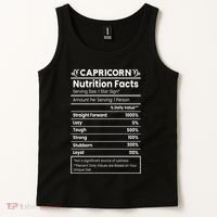 Capricorn Nutrition Facts Tank Top thumb 2