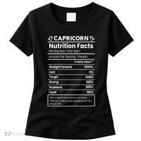 Capricorn Nutrition Facts Women's T-Shirt thumb 0