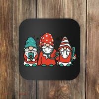 Christmas Nurse Gnomes Holiday Coaster thumb 0