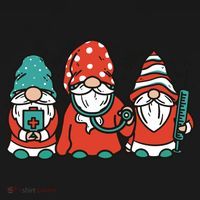Christmas Nurse Gnomes Holiday Toddler Hoodie thumb 2