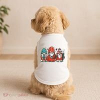 Christmas Nurse Gnomes Holiday Doggie Tank thumb 2