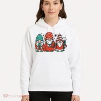 Christmas Nurse Gnomes Holiday Hoodie thumb 5
