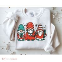Christmas Nurse Gnomes Holiday Sweatshirt thumb 2