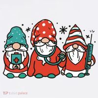 Christmas Nurse Gnomes Holiday Sweatshirt thumb 3
