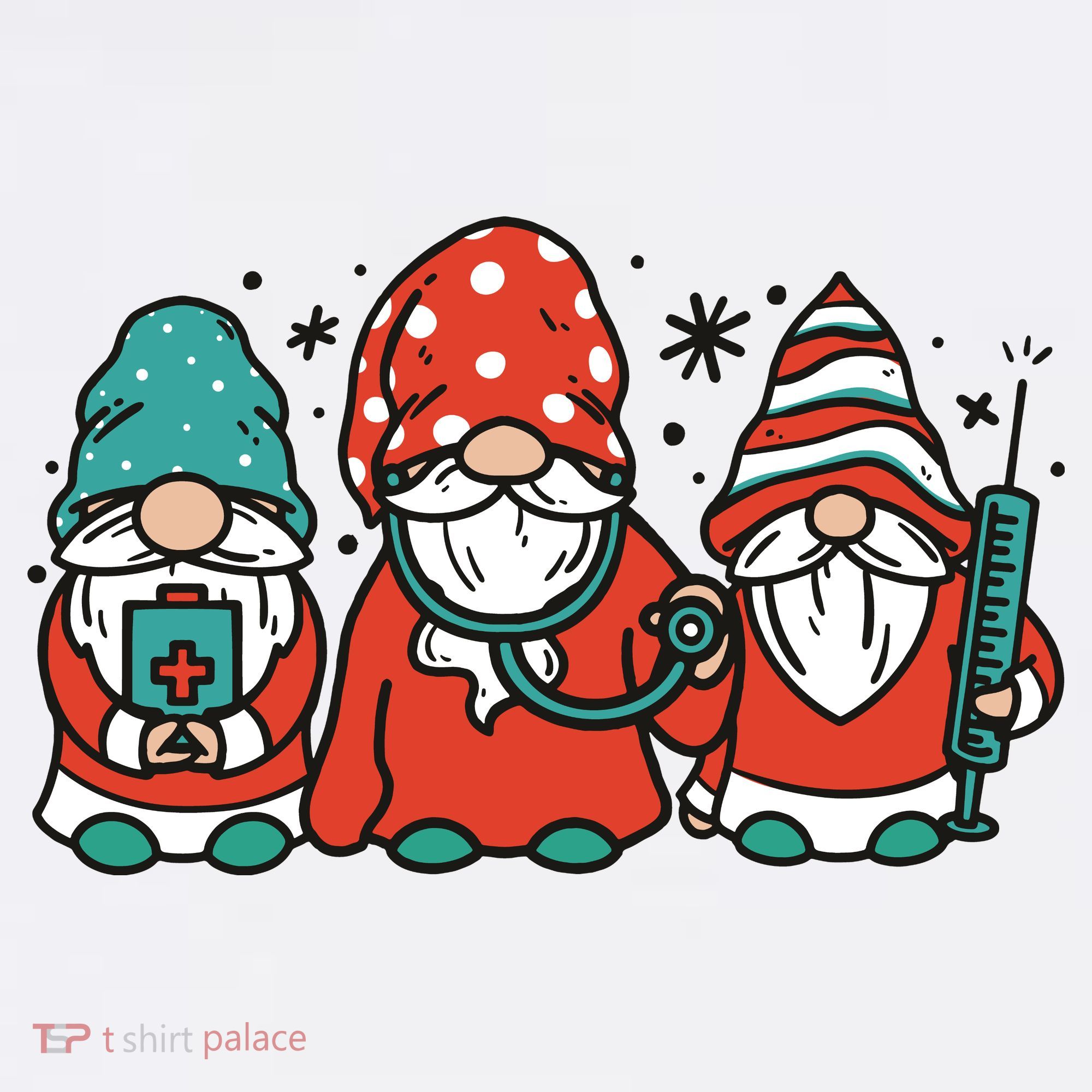 Christmas Nurse Gnomes Holiday Sweatshirt