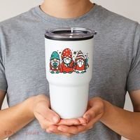 Christmas Nurse Gnomes Holiday Tumbler thumb 2