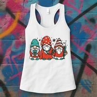 Christmas Nurse Gnomes Holiday Women's Tank Top thumb 3