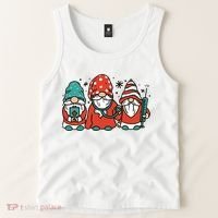 Christmas Nurse Gnomes Holiday Tank Top thumb 2