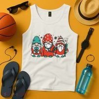 Christmas Nurse Gnomes Holiday Tank Top thumb 4