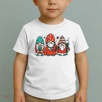 Christmas Nurse Gnomes Holiday Toddler T-Shirt thumb 2