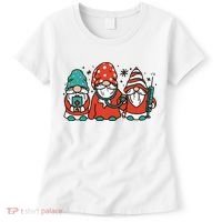 Christmas Nurse Gnomes Holiday Women's T-Shirt thumb 0