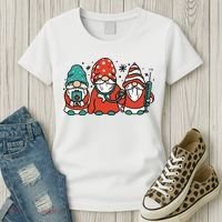 Christmas Nurse Gnomes Holiday Women's T-Shirt thumb 3