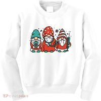 Christmas Nurse Gnomes Holiday Kids Sweatshirt thumb 0