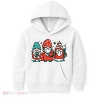 Christmas Nurse Gnomes Holiday Kids Hoodie thumb 0