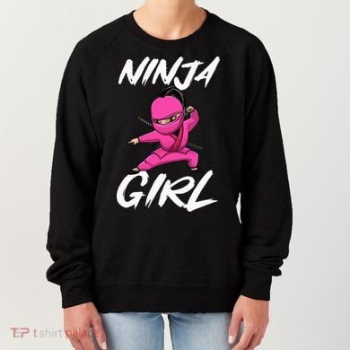 Cool Ninja Girl Art For Ninja Training Warrior Women's Sweatshirt