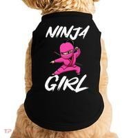 Cool Ninja Girl Art For Ninja Training Warrior Doggie Tank thumb 0
