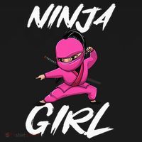 Cool Ninja Girl Art For Ninja Training Warrior Doggie Tank thumb 4