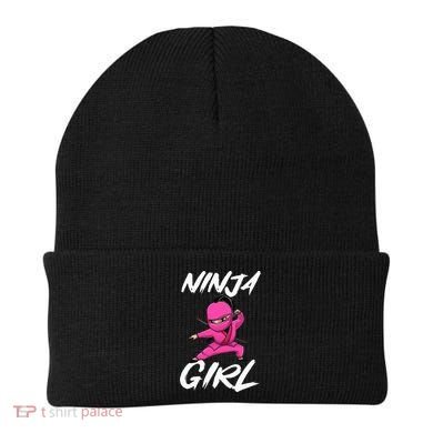 Cool Ninja Girl Art For Ninja Training Warrior Beanie