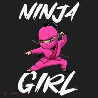 Cool Ninja Girl Art For Ninja Training Warrior Hat thumb 2