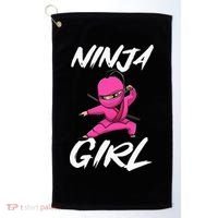 Cool Ninja Girl Art For Ninja Training Warrior Golf Towel thumb 0