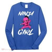 Cool Ninja Girl Art For Ninja Training Warrior Long Sleeve Shirt thumb 0