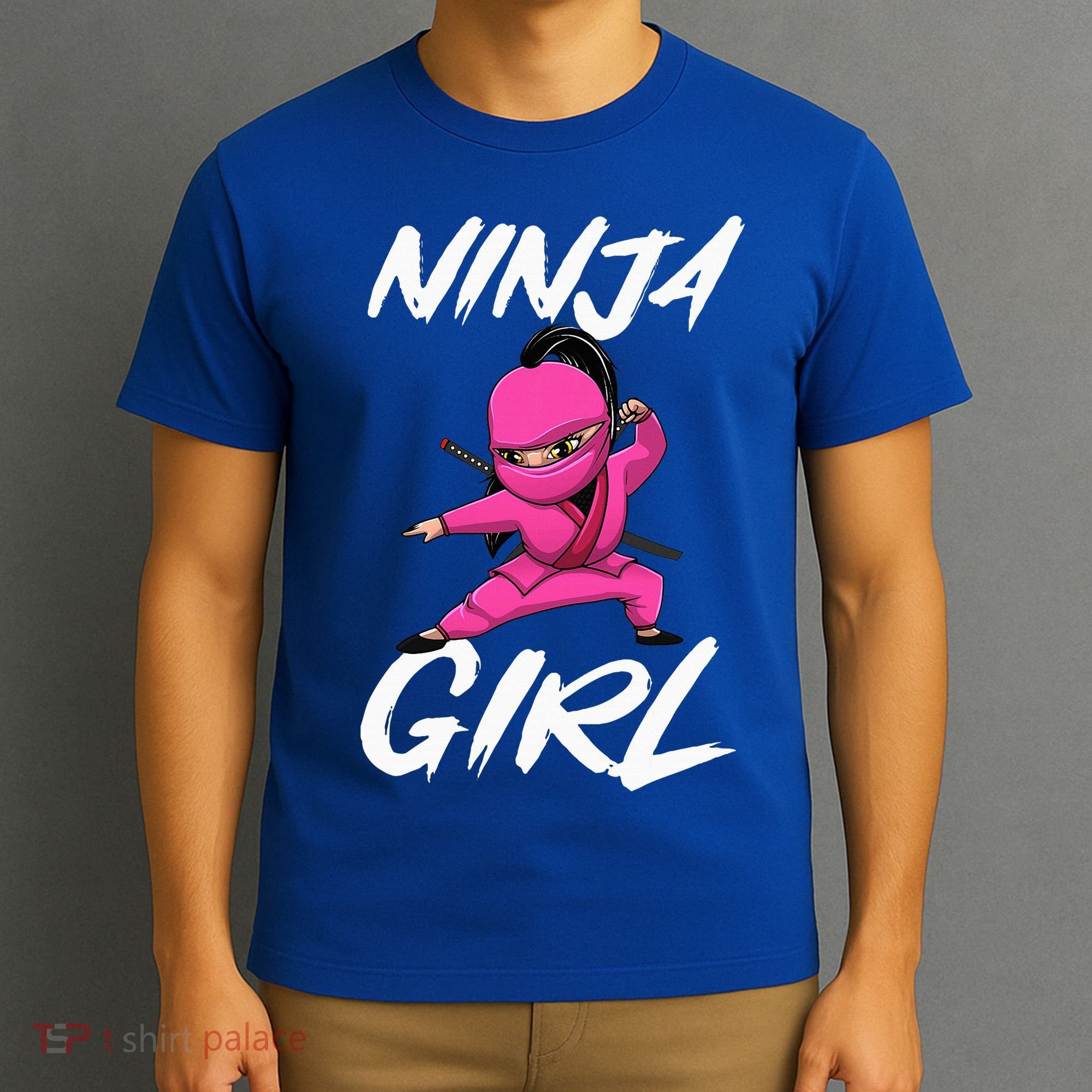 Cool Ninja Girl Art For Ninja Training Warrior T-Shirt